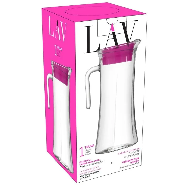 Krūka Lav, stikls, 1.4 l