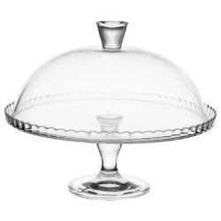 Tortes vāze ar vāku uz kājiņas 32 cm. 134775