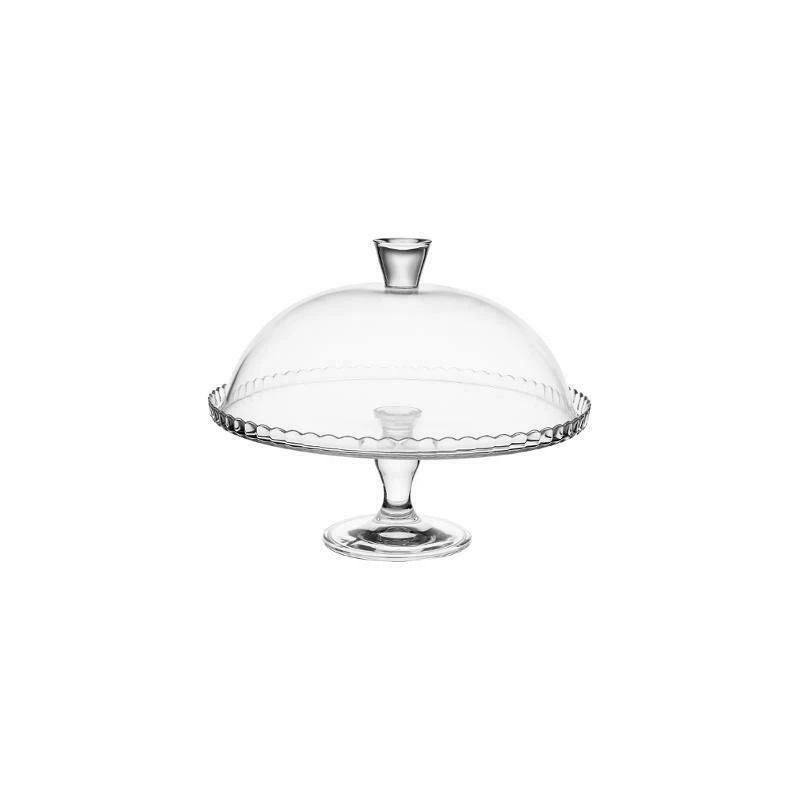 Tortes vāze ar vāku uz kājiņas 32 cm. 134775