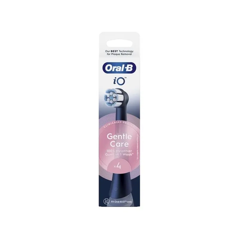 Elektriskās zobu birstes galviņa Oral-B, melna, 4 gab.