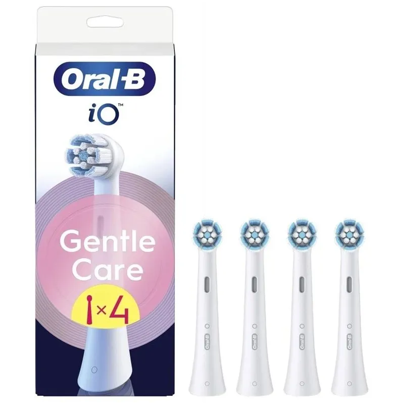 Elektriskās zobu birstes galviņa Oral-B, balta, 4 gab.