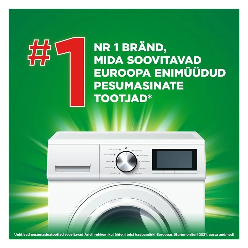 Kapsulas mazgāšanai Ariel Amethyst flower. 52 gab.