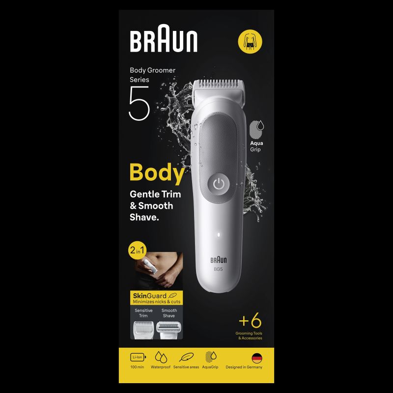 Ķermeņa matu skuveklis Braun 5 BG5550