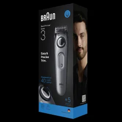 Barzdakirpė Braun BT3560, pilka sp.