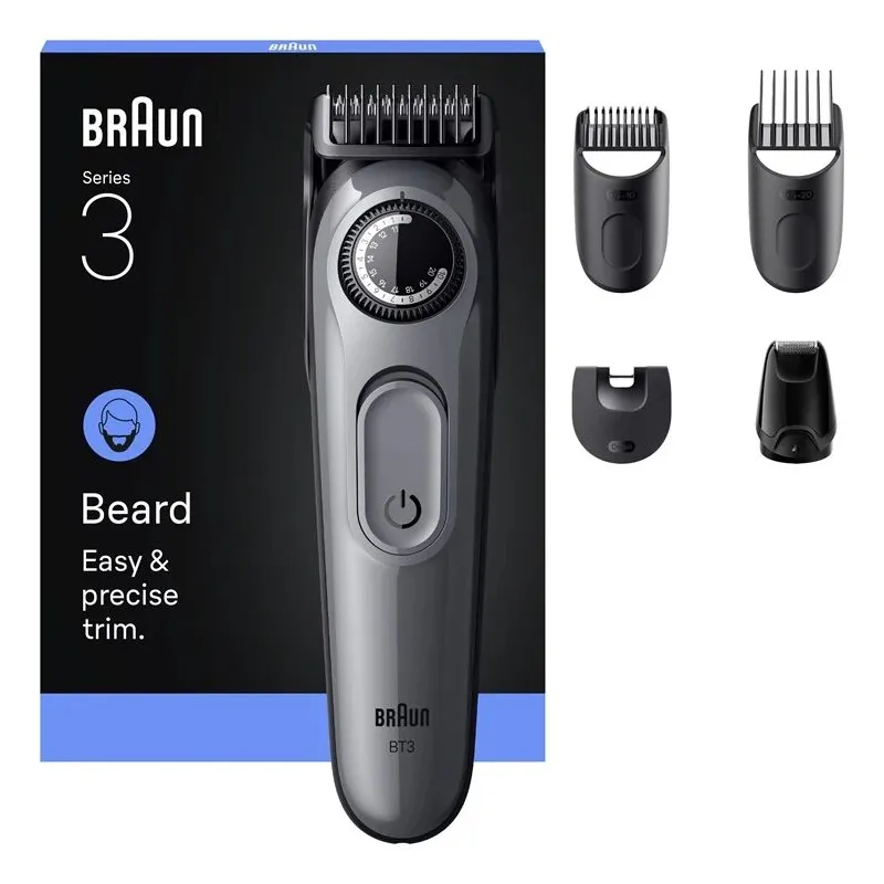 Barzdakirpė Braun BT3560, pilka sp.