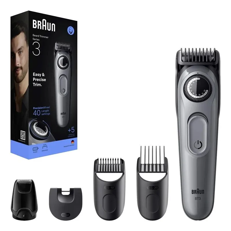 Barzdakirpė Braun BT3560, pilka sp.