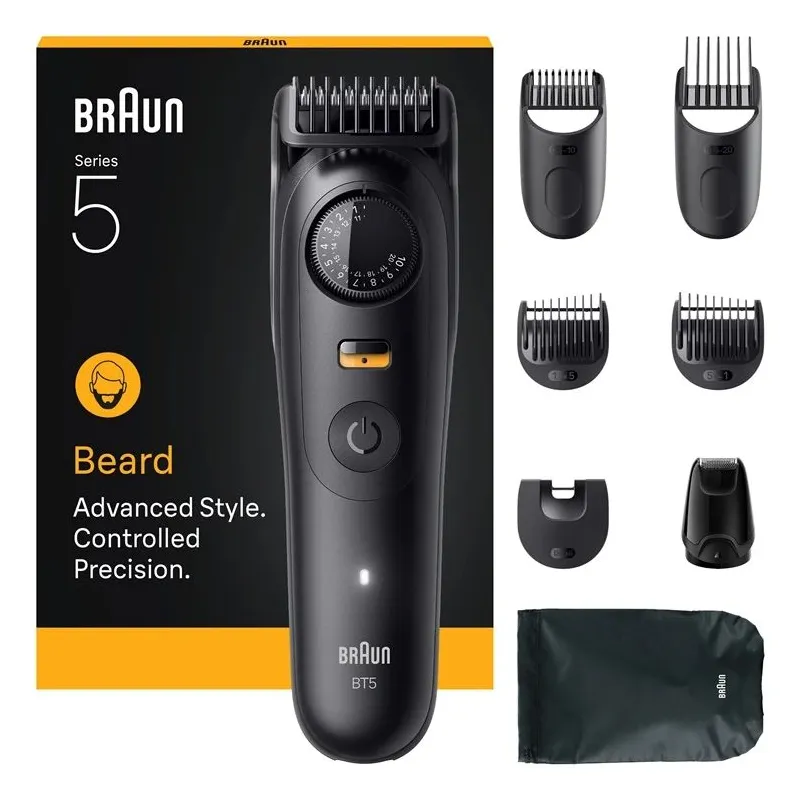 Barzdakirpė Braun 5 BT5560, li-ion, juoda sp.