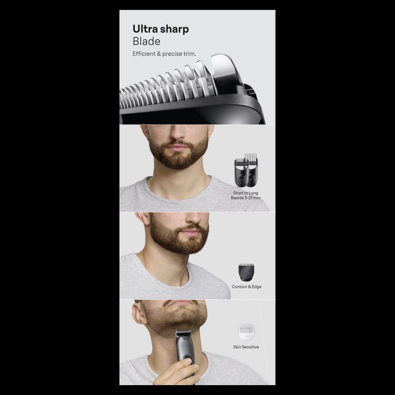 Matu un bārdas griešanas mašīna Braun 3 AIO3500