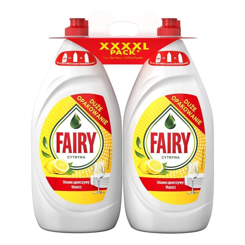 Trauku mazgāšanas līdzeklis Fairy Lemon. 1.35 l
