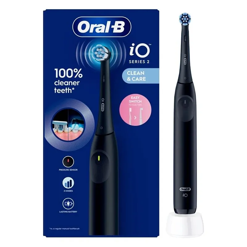 Elektrinis dantų šepetėlis Oral-B iOS2.1D9.0 iO2 Night Black, juoda sp.