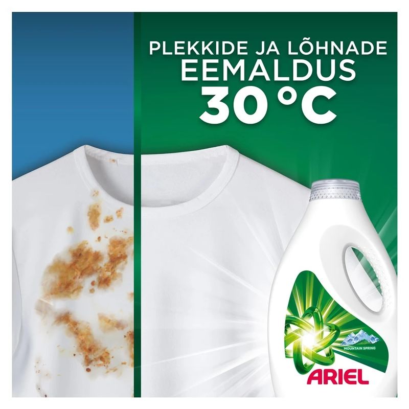 Veļas mazgāšanas līdzeklis Ariel Mountain Spring. 100 4.5 l