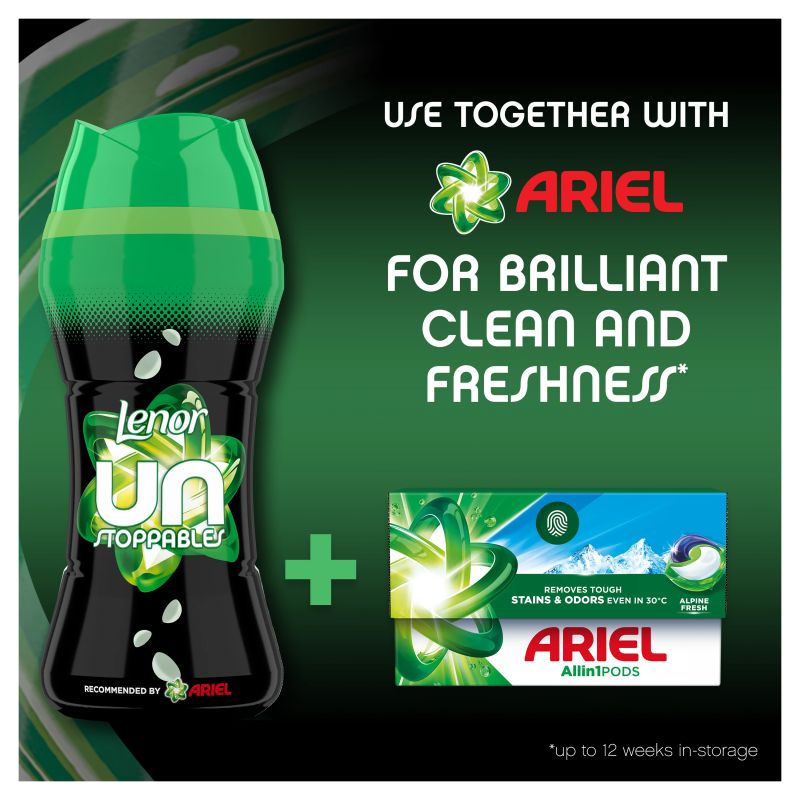 Lenor Unstoppable Secent of Ariel aromāta granulas 0.495 l