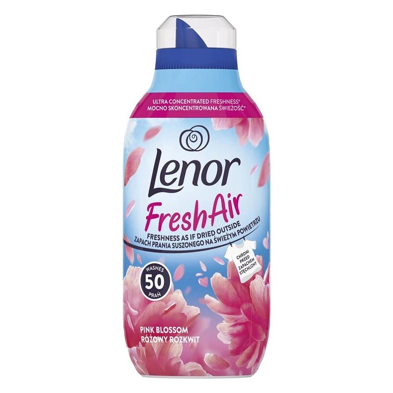 Auduma mīkstinātājs lenor pink blossom 700ml