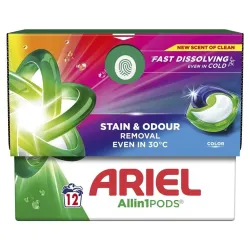 Pesukapslid Ariel COLOR, 12 tk