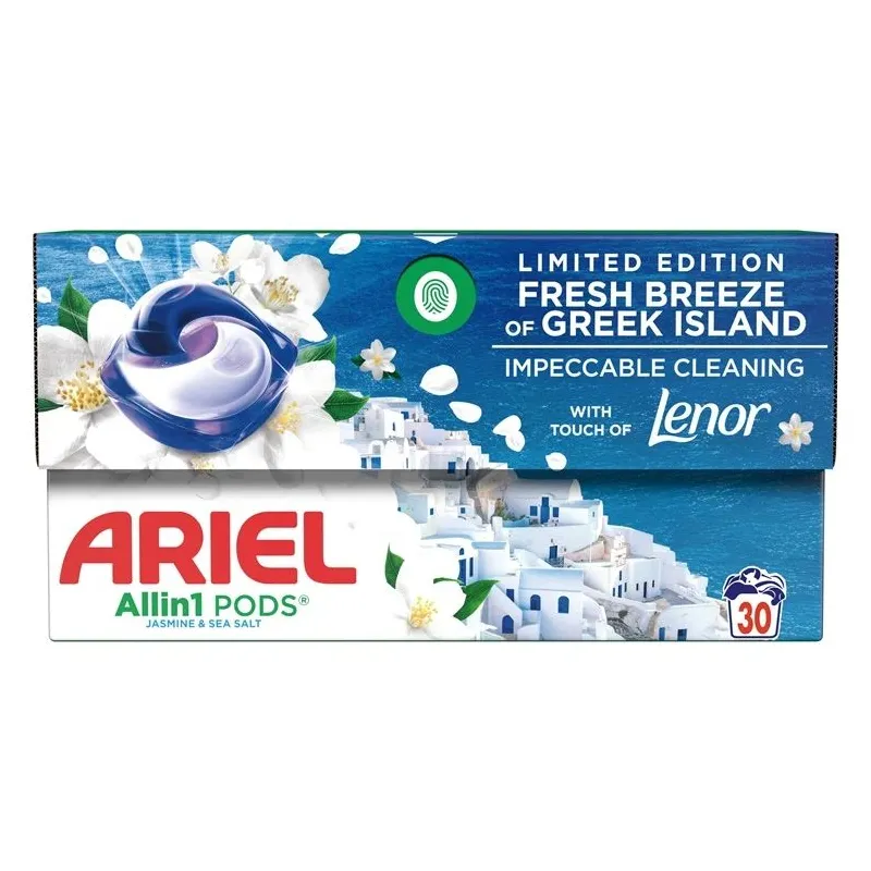 Veļas kapsulas ariel fresh breeze 30maz