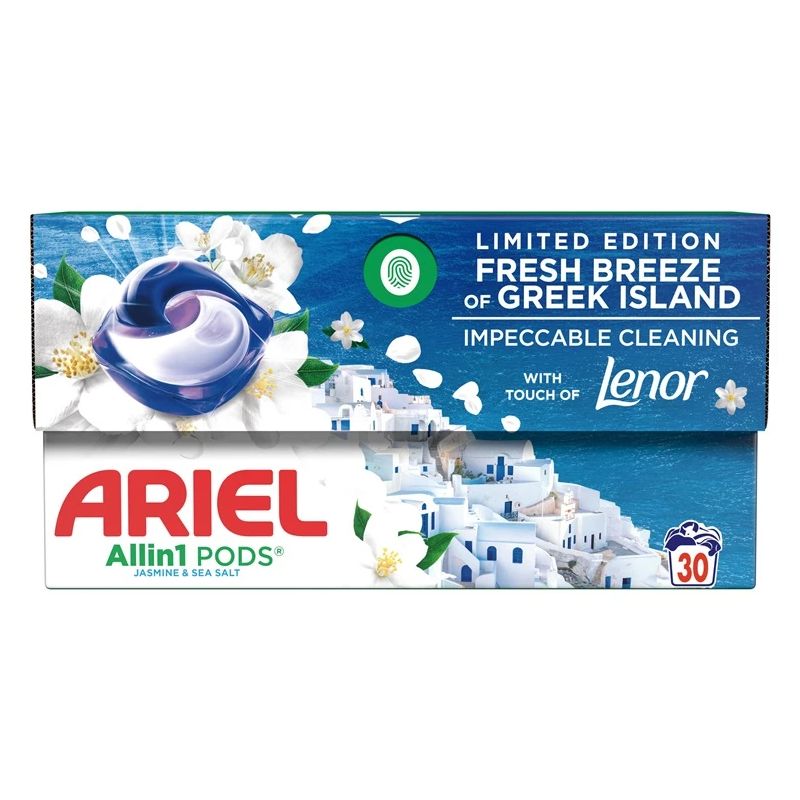 Veļas kapsulas ariel fresh breeze 30maz