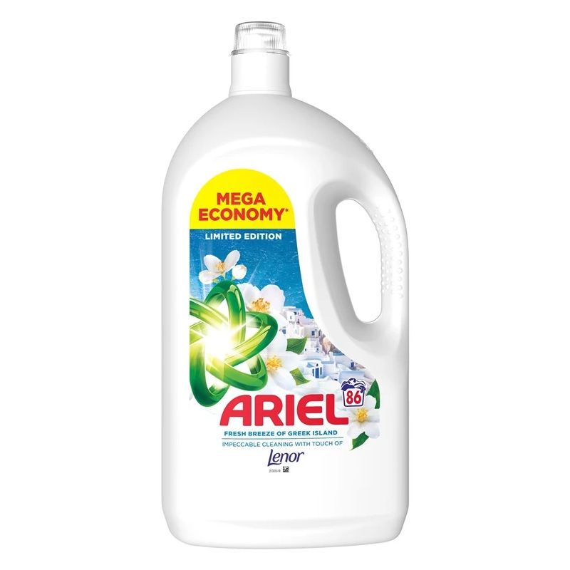 Veļas mazgāšanas līdzeklis Ariel Fresh Breeze, šķidrais, 4.01 L.