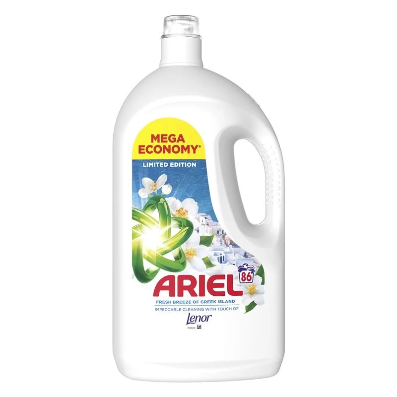 Veļas mazgāšanas līdzeklis Ariel Fresh Breeze, šķidrais, 4.01 L.