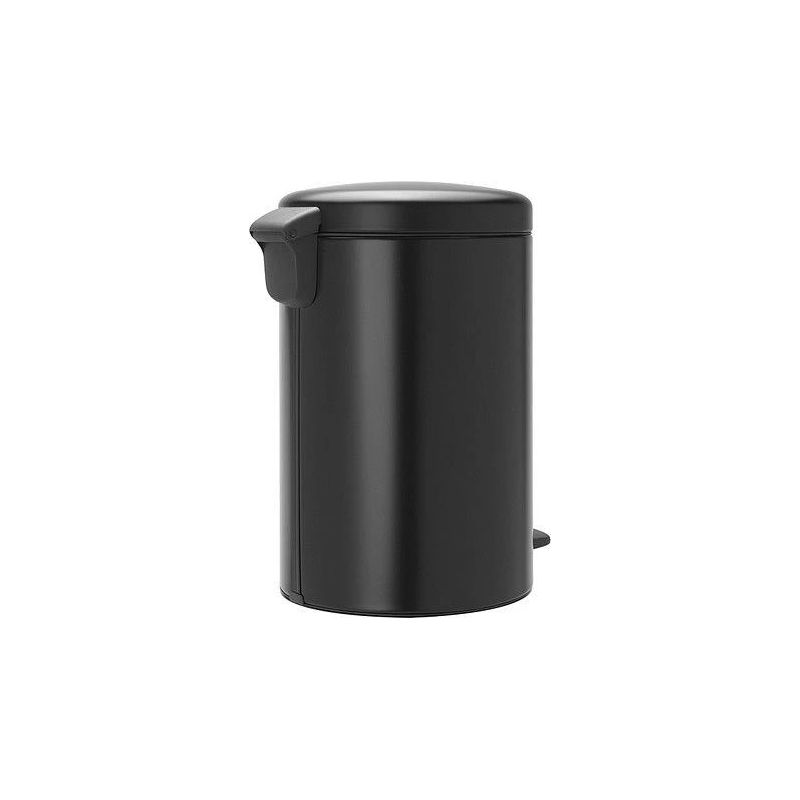 Atkritumu tvertne Brabantia NewIcon. melna. 5l. 29.1x20.5cm