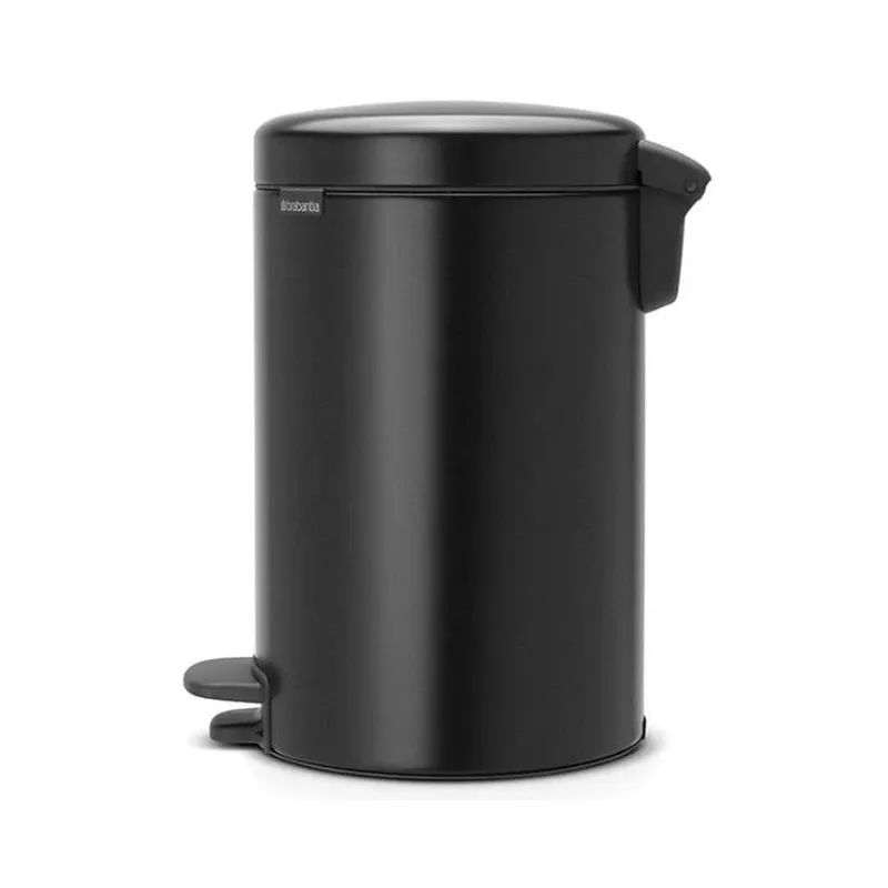 Atkritumu tvertne Brabantia NewIcon. melna. 12l. 41.1x25.1cm