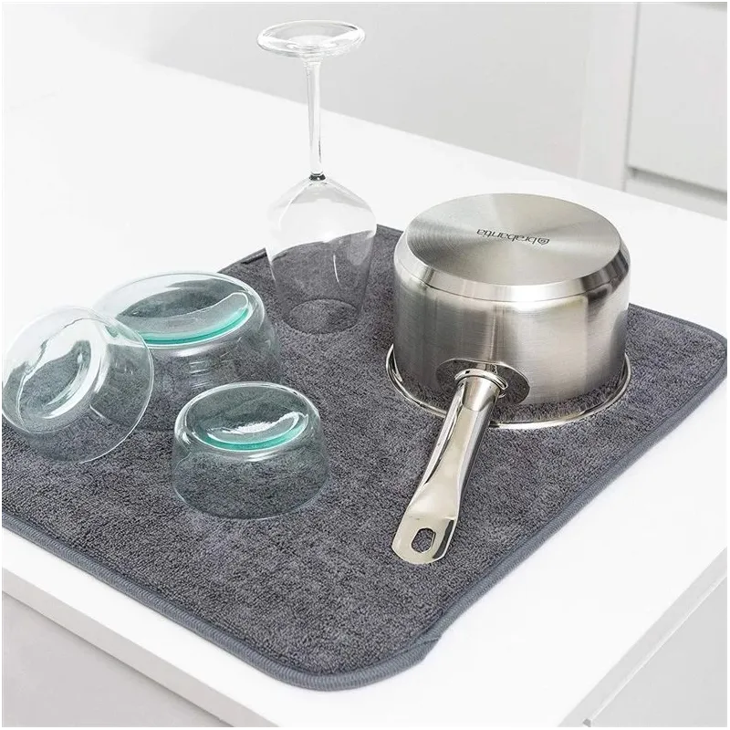 Microfibre drying mat