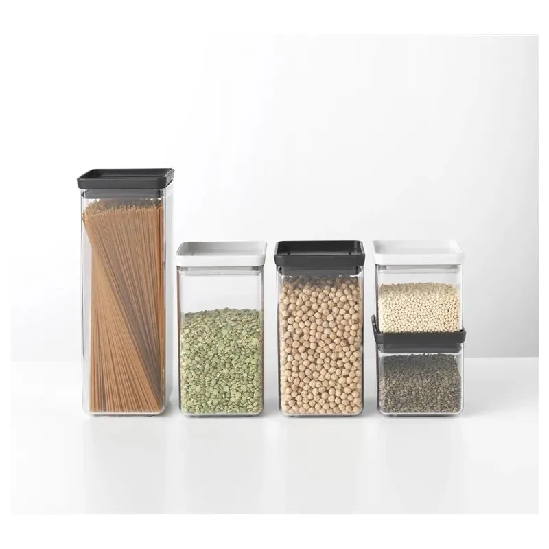Lielapjoma produktu konteiners Brabantia 122385, 1.6 l, caurspīdīga krās.-pelēka krās.