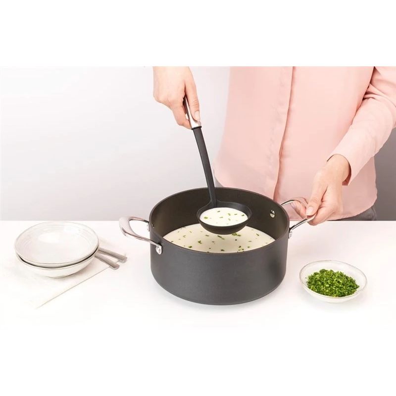 Zupas kauss Brabantia Non-Stick. balta-melna