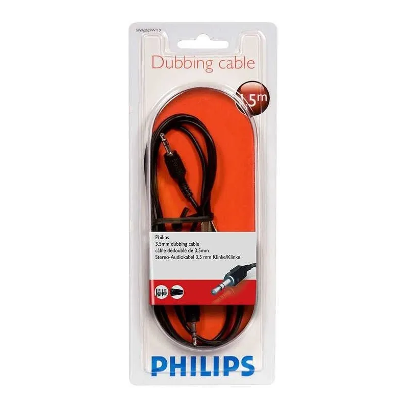 Vads Philips SWA2529W 3.5mm Vīrietis, 3.5mm Vīrietis, 1.5 m