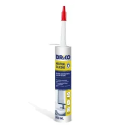 Neutral sealant briko white