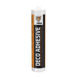 Клей монтажные Tiger Deco-adhesive, 0.28 л, белый цв.
