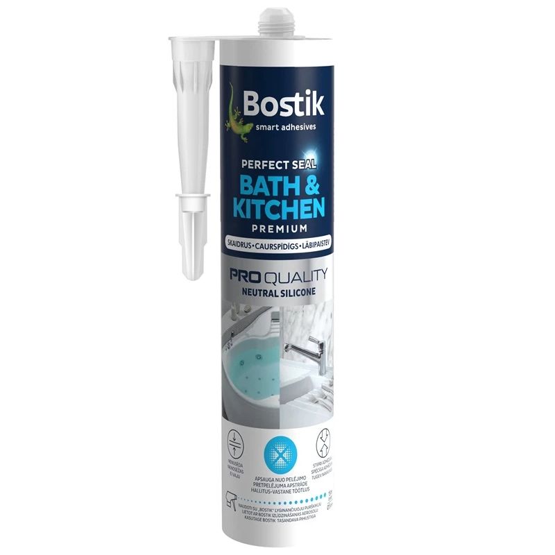 Hermētiķis Bath&Kitch Bostik N 280 ml caurspīdīgs