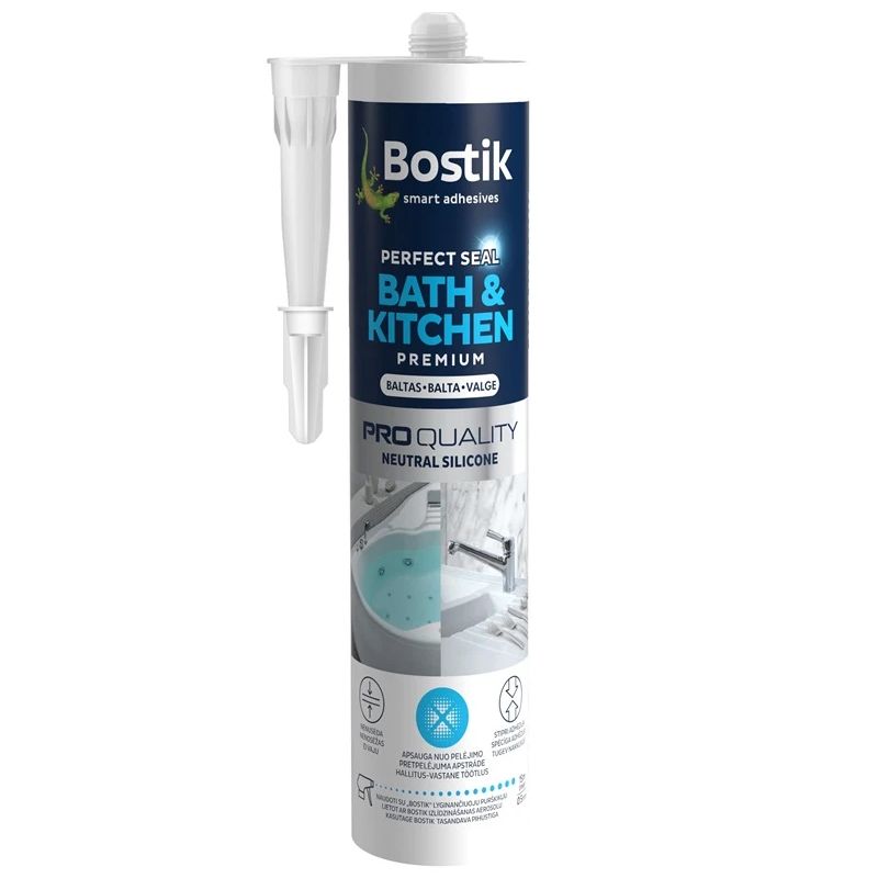 Hermētiķis Bath\\&Kitch Bostik N 280 ml balts