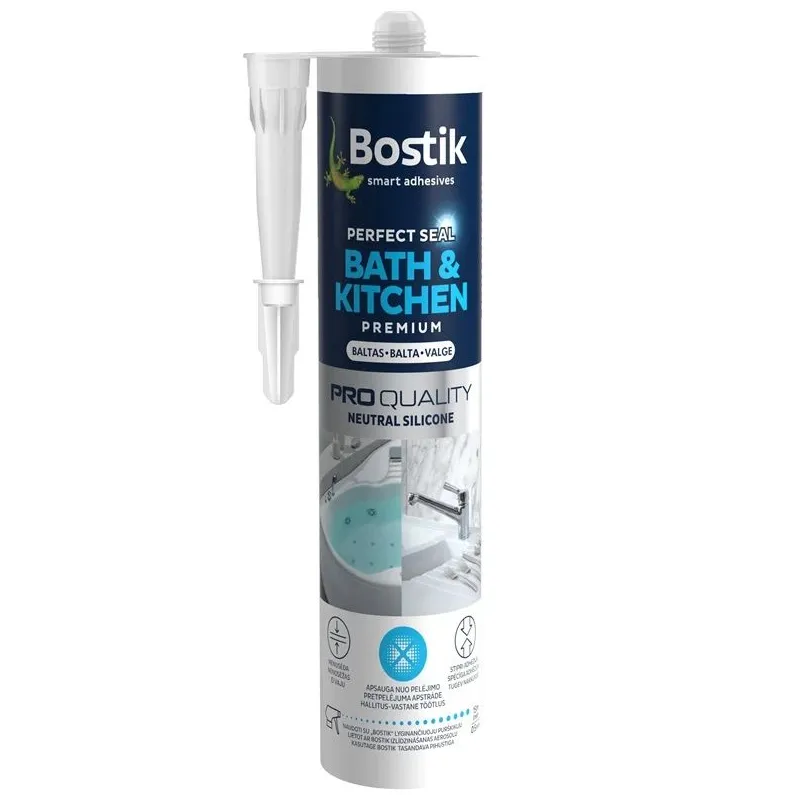 Hermētiķis Bostik, 0.28 l, balta krās.