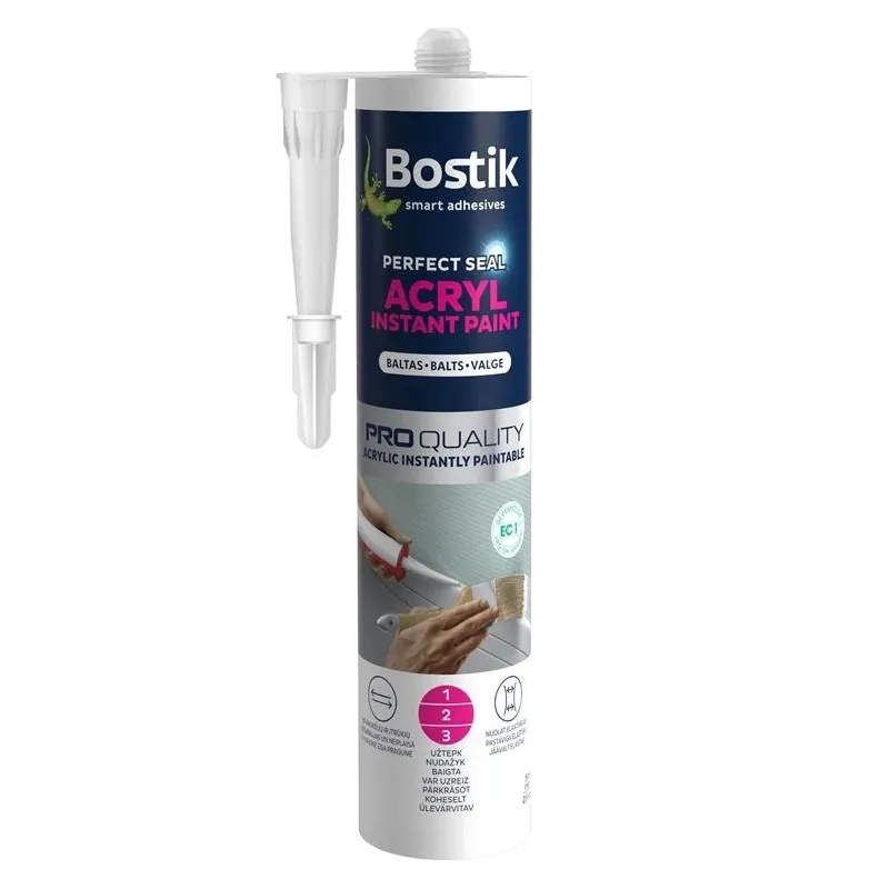 Krāsu hermētiķis Bostik, 0.28 l, balta krās.