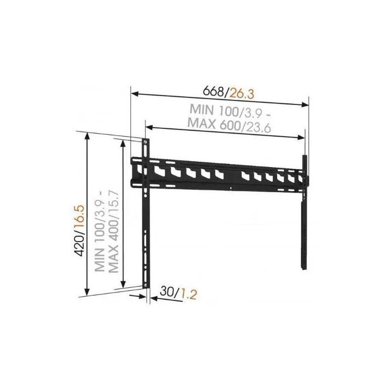 Televizoriaus laikiklis Vogels, 40-80, 80 kg