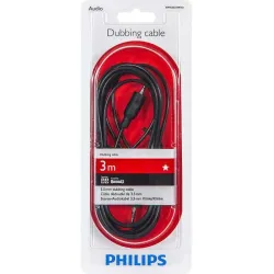 Vads PHILIPS 3.5mm M. 3.5mm M. 3m. melns SWA2533W-10