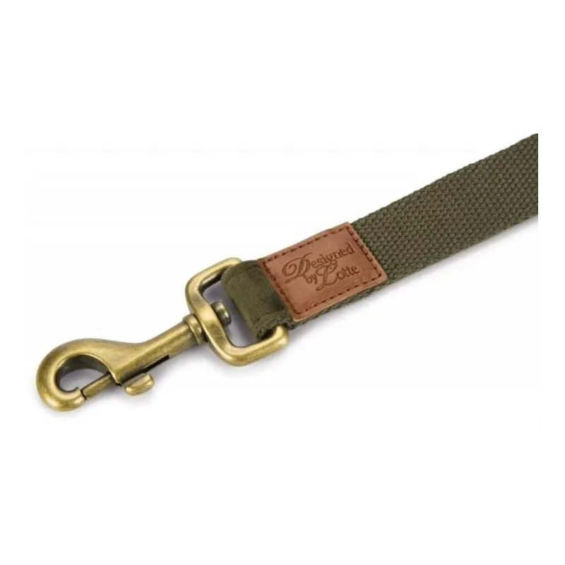 Leash velura green 120x15