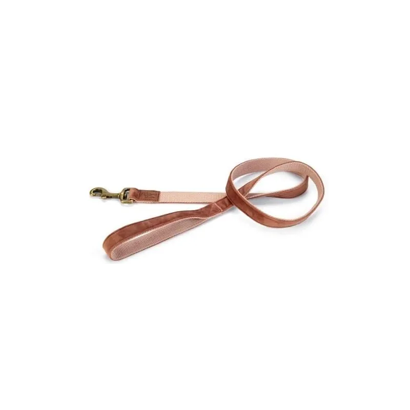 Leash velura pink 120x15