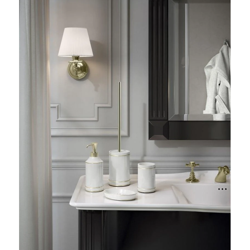 Olimpia toothbrush holder gold