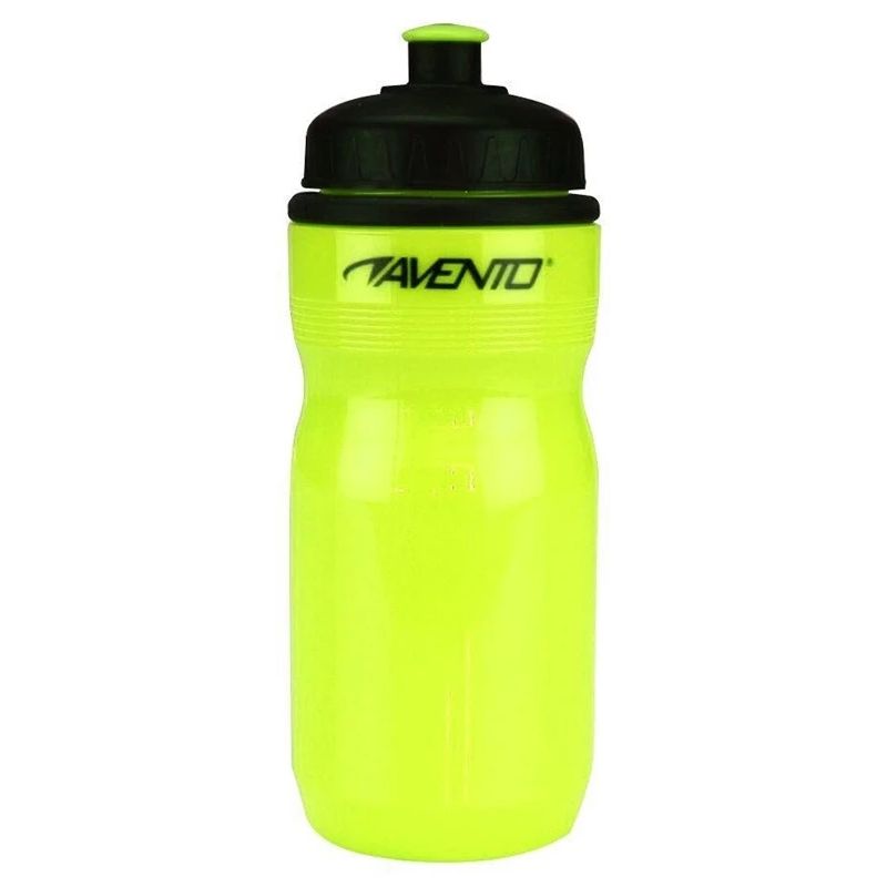 Ūdens pudele Avento. melna-dzeltena. 0.5 l