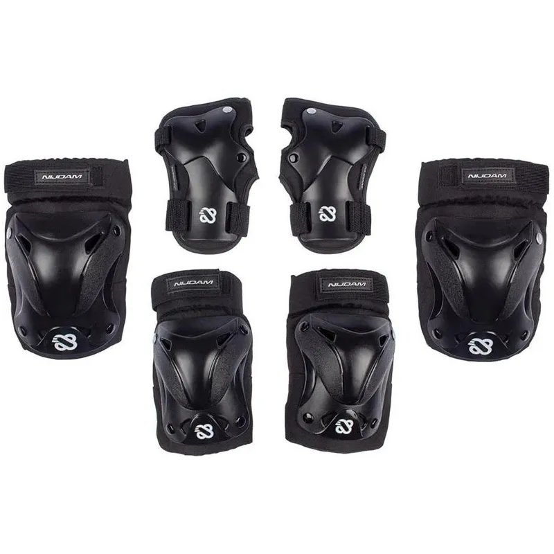 Slidotāju aizsardzības komplekts Nijdam N61EF01, S, melna krās.