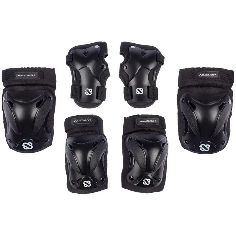 Slidotāju aizsardzības komplekts Nijdam N61EF01, S, melna krās.