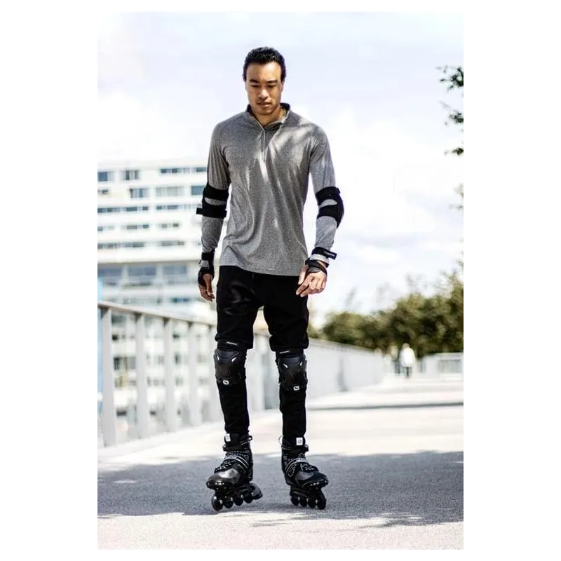 Slidotāju aizsardzības komplekts Nijdam N61EF01, L, melna krās.