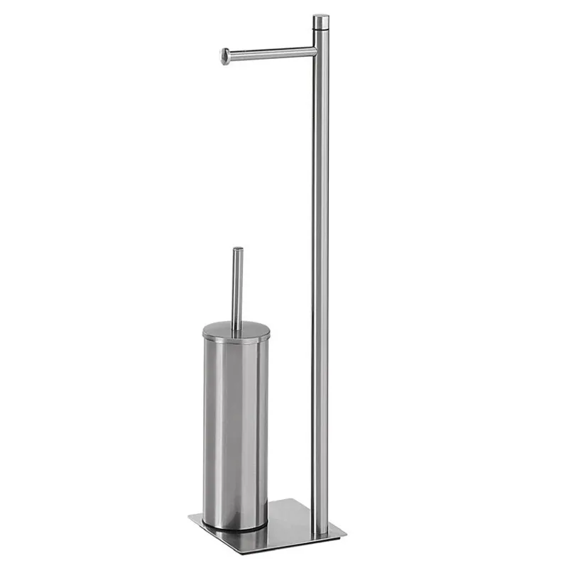 Tualetes piederumu statīvs Gedy, hroma, 14 cm x 63 cm x 14 cm
