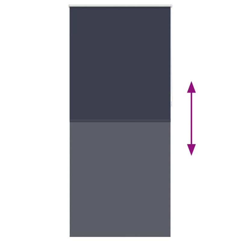 vidaXL Ruļļu Žalūzija 80 x 230 cm Jūras Zila