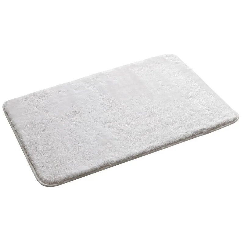 Fuzzy mat 50x80 cm white