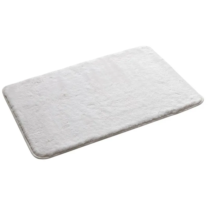 Fuzzy mat 50x80 cm white