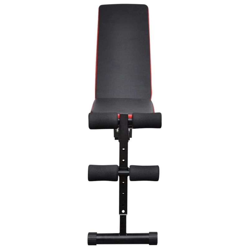 vidaXL regulējams vēderpreses treniņu sols, multifunkcionāls