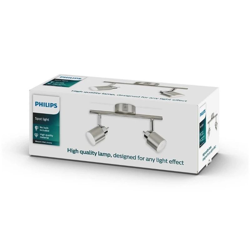 Kriptiskais gaismeklis PHILIPS MERANTI. 2 × 35 W. GU10