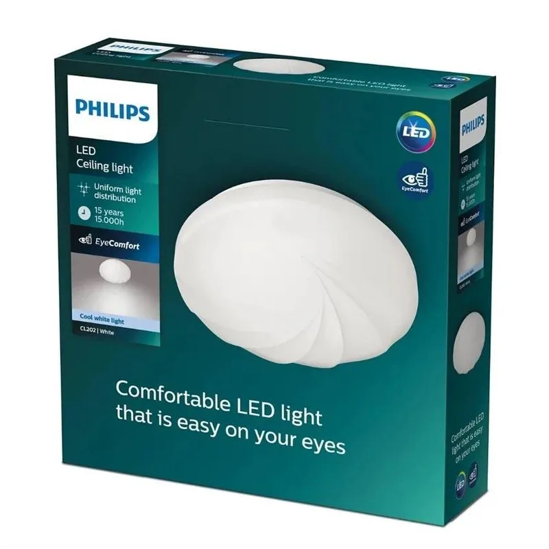 Lampa plafons Philips Shell CL202, LED, 4000 °K, 1 x 10 W